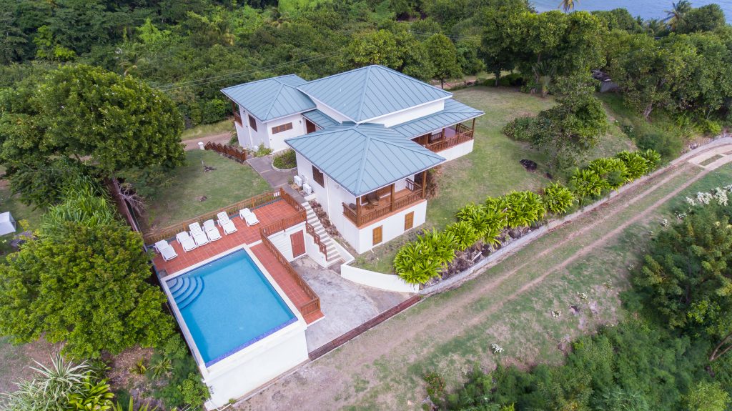 Two Bays Beach Villa - Aerial View